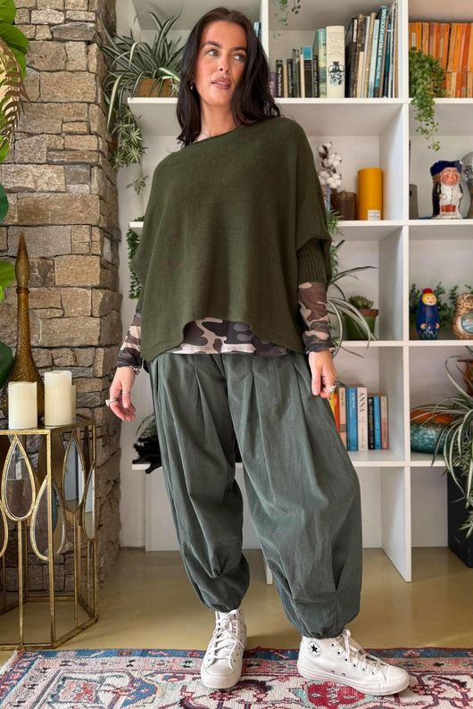 Basso Box Knit Khaki